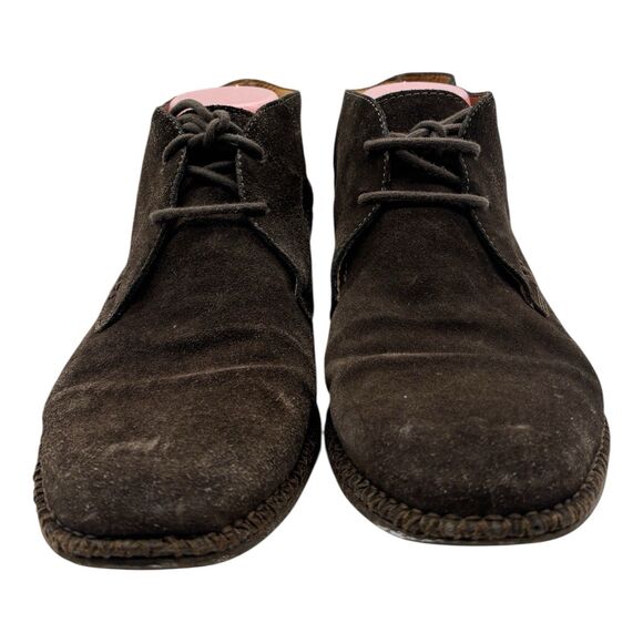 John Varvatos Boots Mens 9 M Lace Up Chukka Boot Brown Suede main image 10